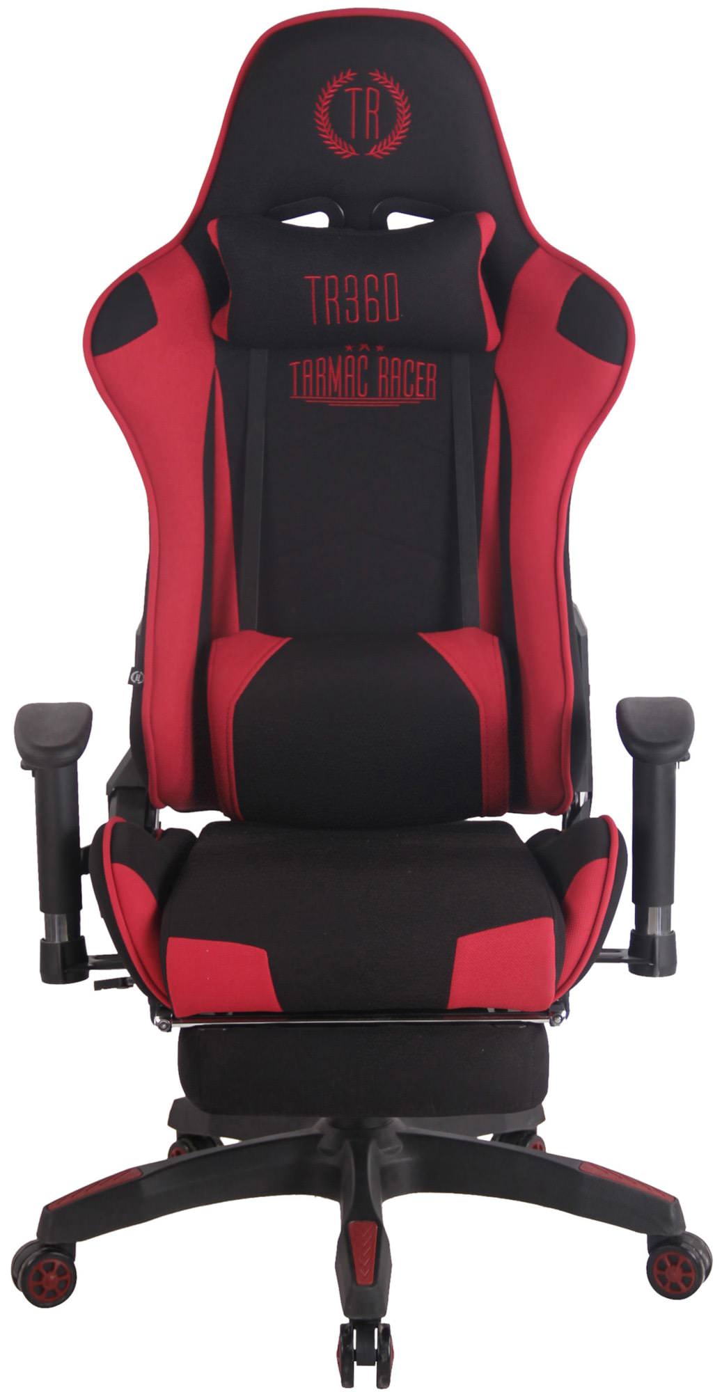 CLP Racing Bürostuhl Turbo Stoff mit Fußablage – Produktabbildung 3