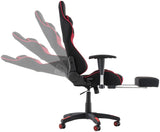 CLP Racing Bürostuhl Turbo Stoff mit Fußablage – Produktabbildung 5