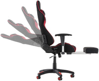 CLP Racing Bürostuhl Turbo Stoff mit Fußablage – Produktabbildung 5