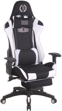 CLP Racing Bürostuhl Turbo Stoff mit Fußablage – Produktabbildung 8
