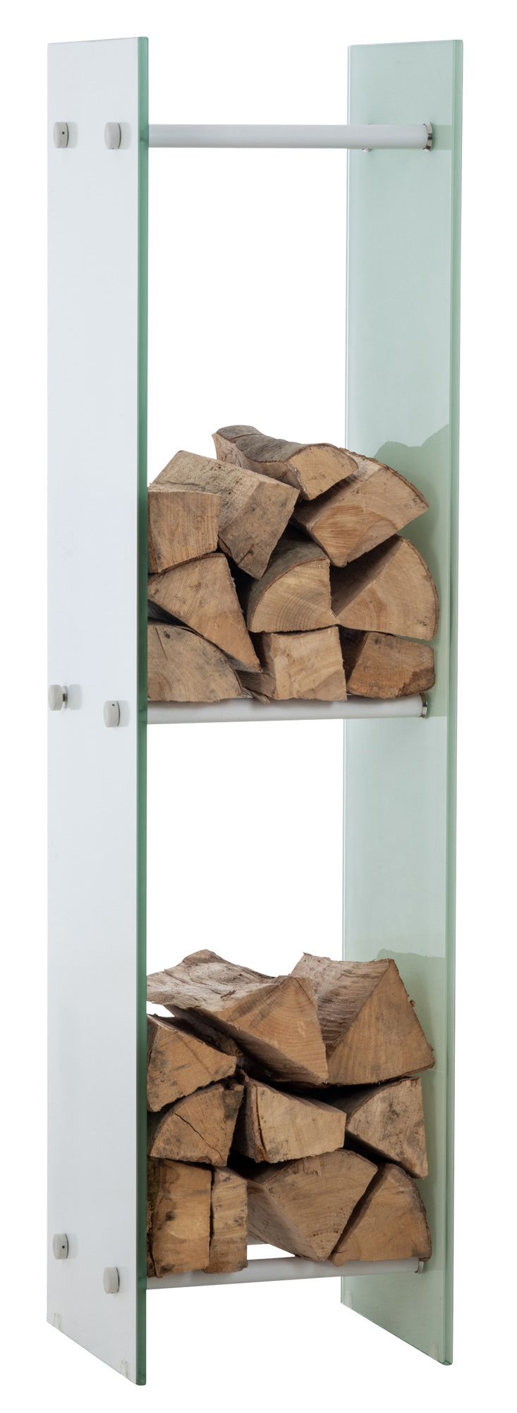 CLP Kaminholzständer Dacio W35x35x140 cm (6-Loch)