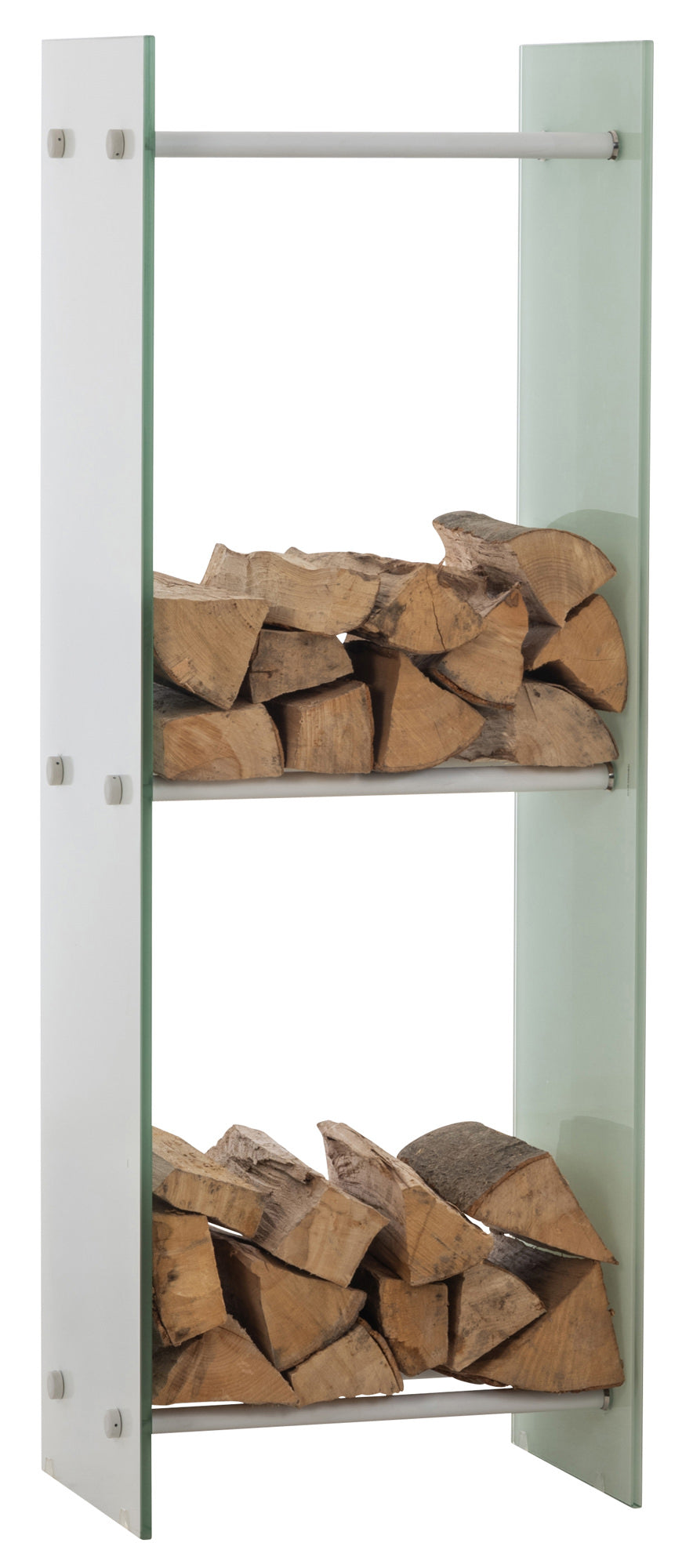 CLP Kaminholzständer Dacio W35x50x140 cm (6-Loch)