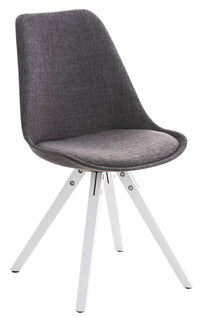 CLP Stuhl Pegleg Stoff Square weiß