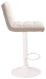 CLP Barhocker Limerick Stoff weiß – Produktabbildung 9