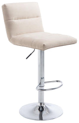 CLP 2er Set Barhocker Limerick Stoff chrom – Produktabbildung 2