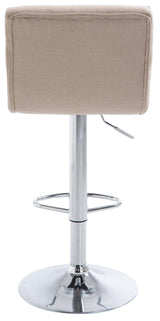 CLP 2er Set Barhocker Limerick Stoff chrom – Produktabbildung 6