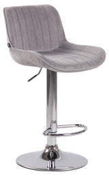 CLP 2er Set Barhocker Lentini Samt chrom – Produktabbildung 6