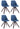 CLP 4er Set Besucherstuhl Toulouse Stoff Square cappuccino