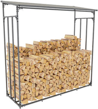 CLP Kaminholzunterstand Ruston Aluminium XXL
