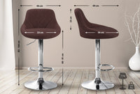 CLP Barhocker Lazio Stoff chrom – Produktabbildung 10