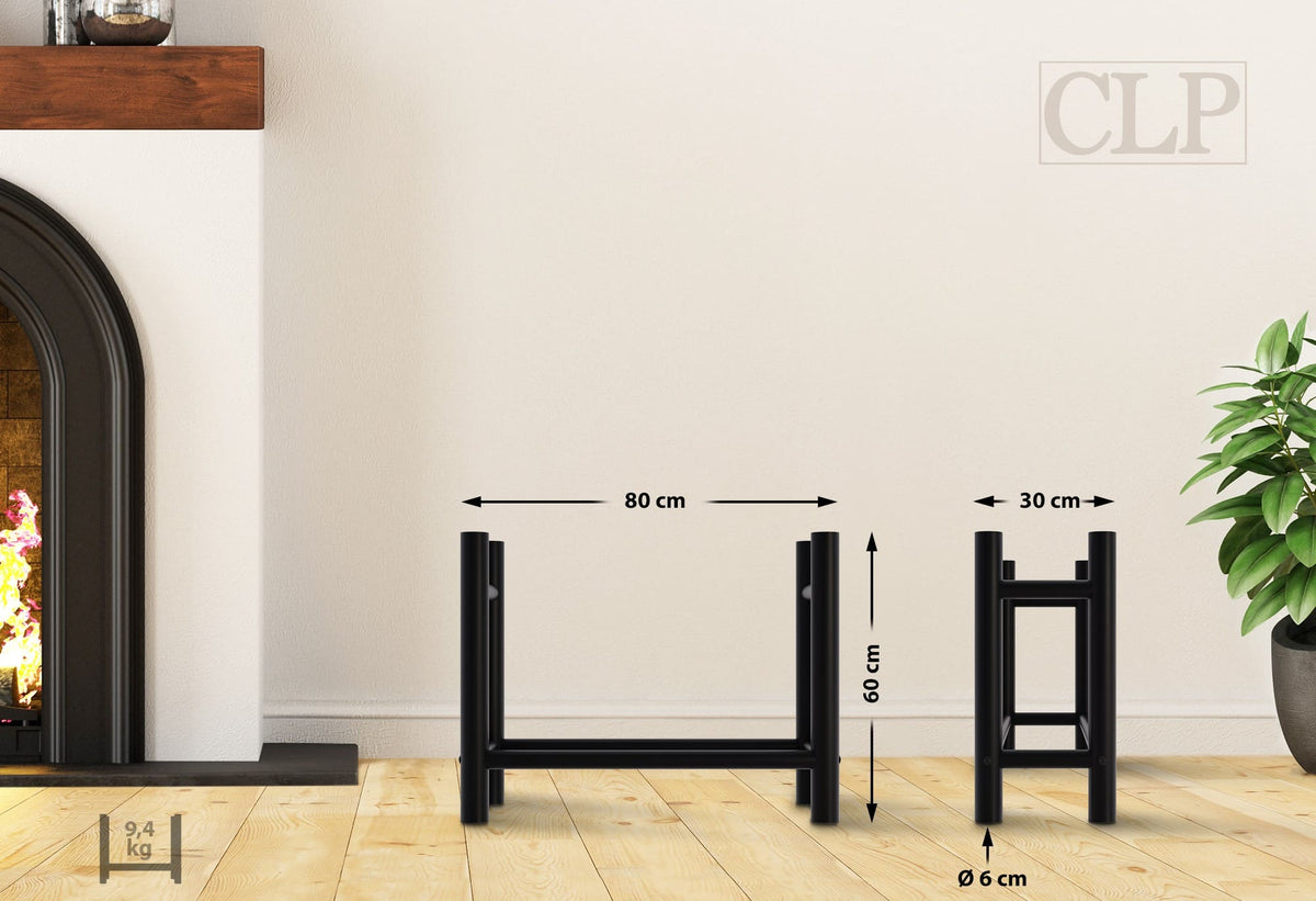 CLP Kaminholzständer Medya rund 30x80x60 cm – Produktabbildung 2