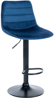 CLP Barhocker Lex Samt Schwarz