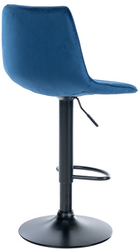 CLP Barhocker Lex Samt Schwarz – Produktabbildung 3