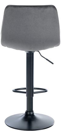 CLP Barhocker Lex Samt Schwarz – Produktabbildung 9