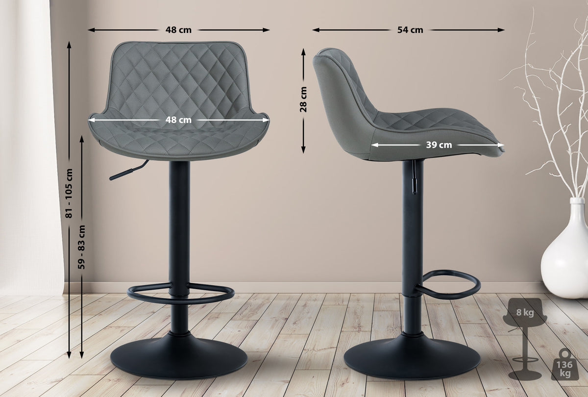 CLP Barhocker Minosa Kunstleder – Produktabbildung 8