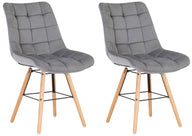 CLP 2er Set Stühle Leni Samt