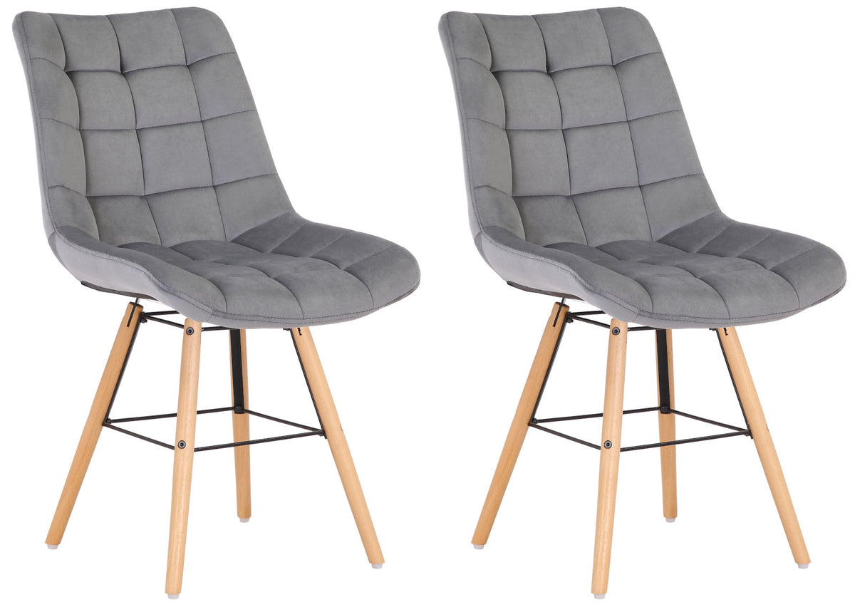 CLP 2er Set Stühle Leni Samt