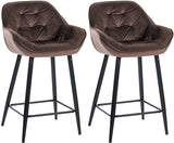 CLP 2er Set Barhocker Gibson 76 Samt – Produktabbildung 8