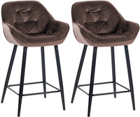 CLP 2er Set Barhocker Gibson 76 Samt – Produktabbildung 8