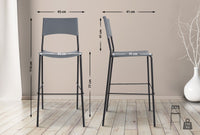 CLP Barhocker Genua Schwarz – Produktabbildung 2
