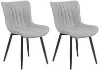 CLP 2er Set Stühle Largo Kunstleder