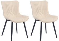 CLP 2er Set Stühle Brady Kunstleder