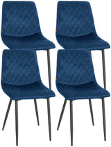 CLP 4er Set Stühle Telde Samt