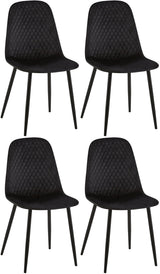 CLP 4er Set Stühle Giverny Samt