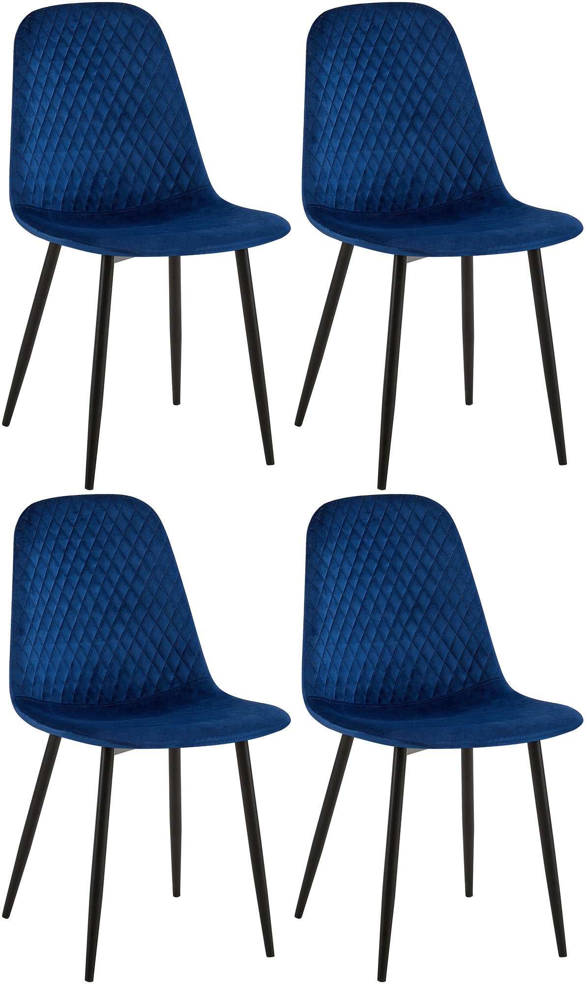 CLP 4er Set Stühle Giverny Samt – Produktabbildung 10