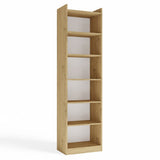 REGAL RIMINI Schrank 50 cm 7 Ablagen für Bücher Ordner Büro EICHE ARTISAN – Produktabbildung 10
