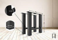 CLP Tischbeine Hunker 80 cm – Produktabbildung 2