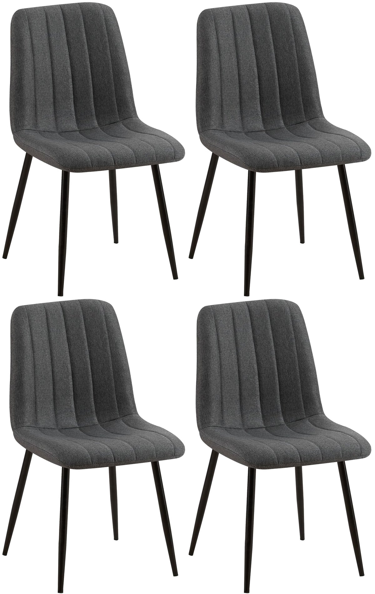 CLP 4er Set Stühle Dijon Stoff
