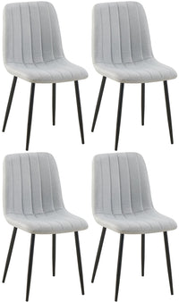 CLP 4er Set Stühle Dijon Stoff – Produktabbildung 9