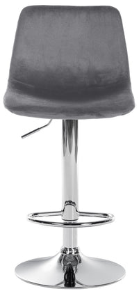 CLP 2er Set Barhocker Divo Samt Chrom – Produktabbildung 10