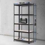 CLP Lagerregal 90x40x180 cm – Produktabbildung 2