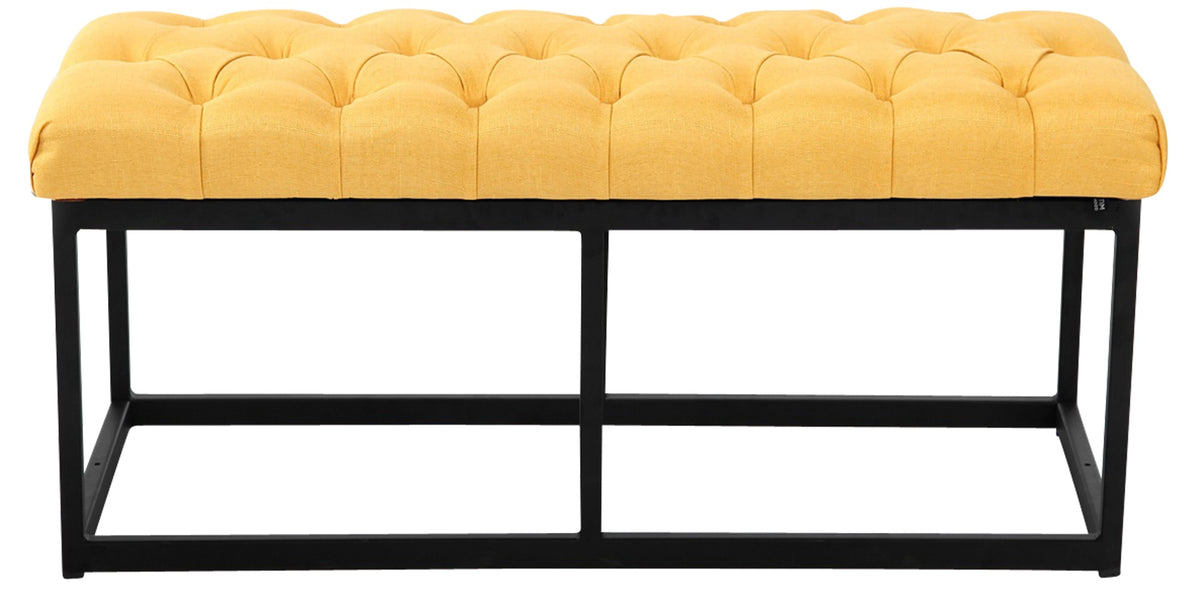 CLP Sitzbank Amun Stoff Schwarz 100 cm – Produktabbildung 2