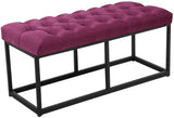 CLP Sitzbank Amun Stoff Schwarz 100 cm – Produktabbildung 4