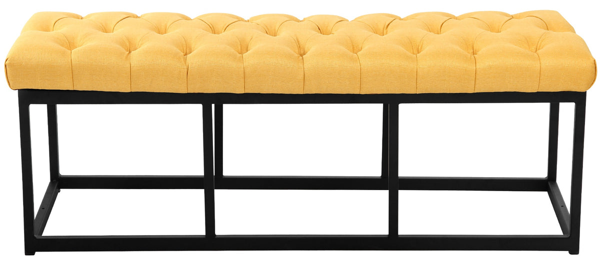 CLP Sitzbank Amun Stoff Schwarz 120 cm – Produktabbildung 2