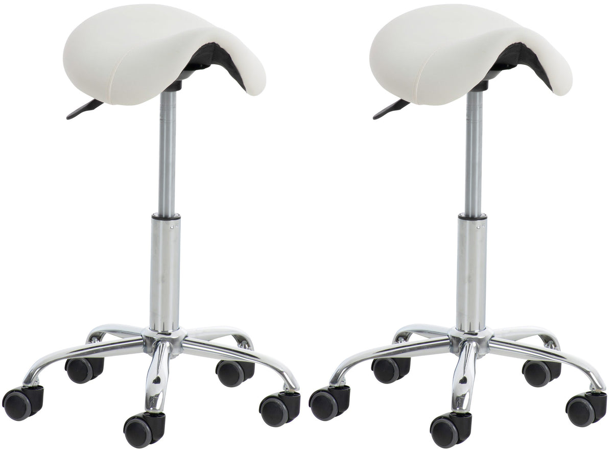 CLP 2er Set Arbeitshocker Reno Kunstleder – Produktabbildung 9
