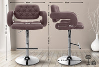 CLP 2er Set Barhocker Dublin Stoff C – Produktabbildung 2