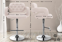 CLP 2er Set Barhocker Dublin Stoff C – Produktabbildung 9