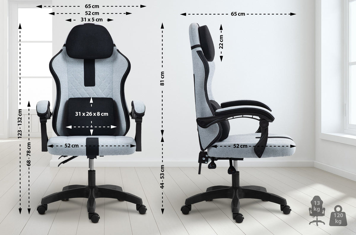 CLP Bürostuhl Miltona Stoff – Produktabbildung 9