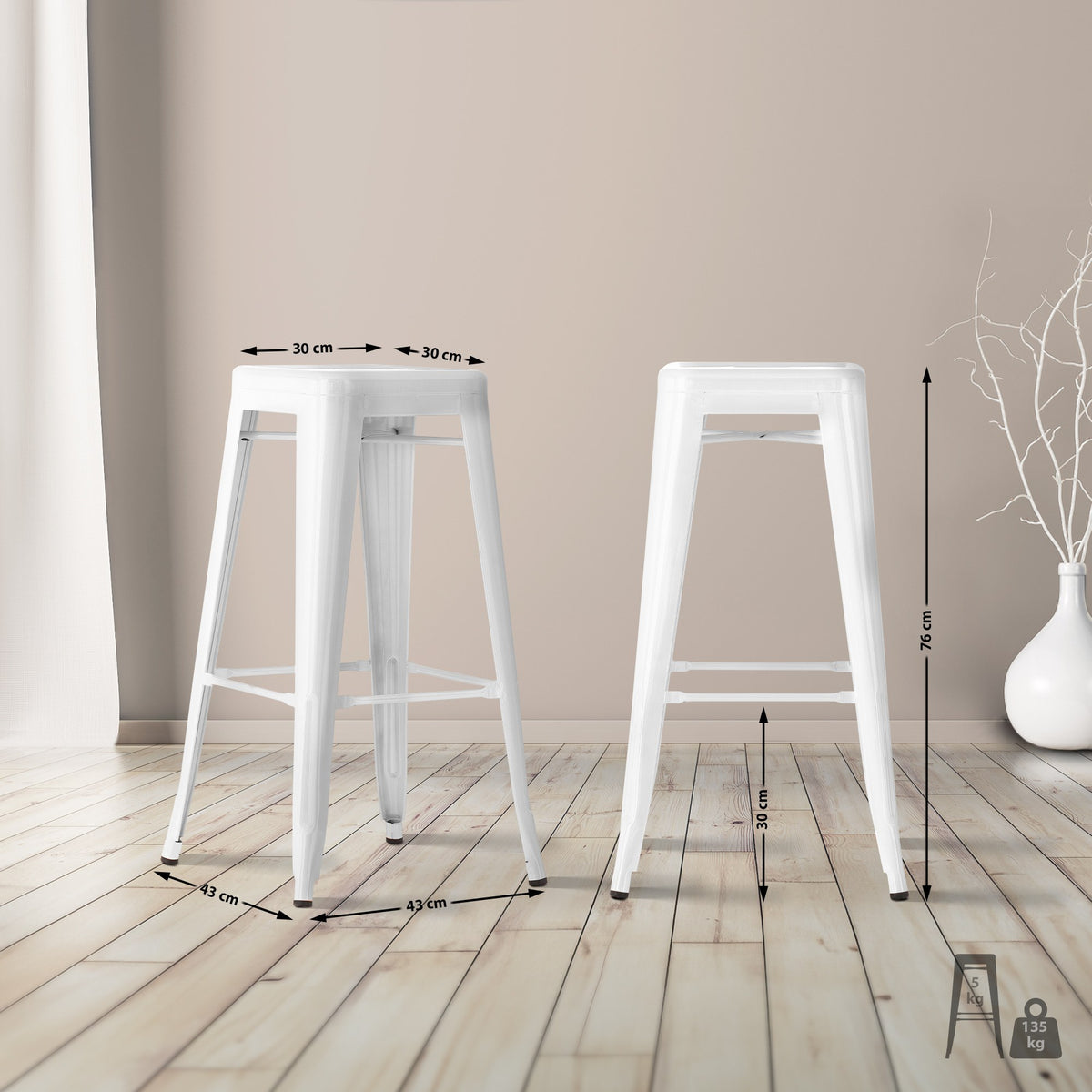 CLP Barhocker Joshua – Produktabbildung 2