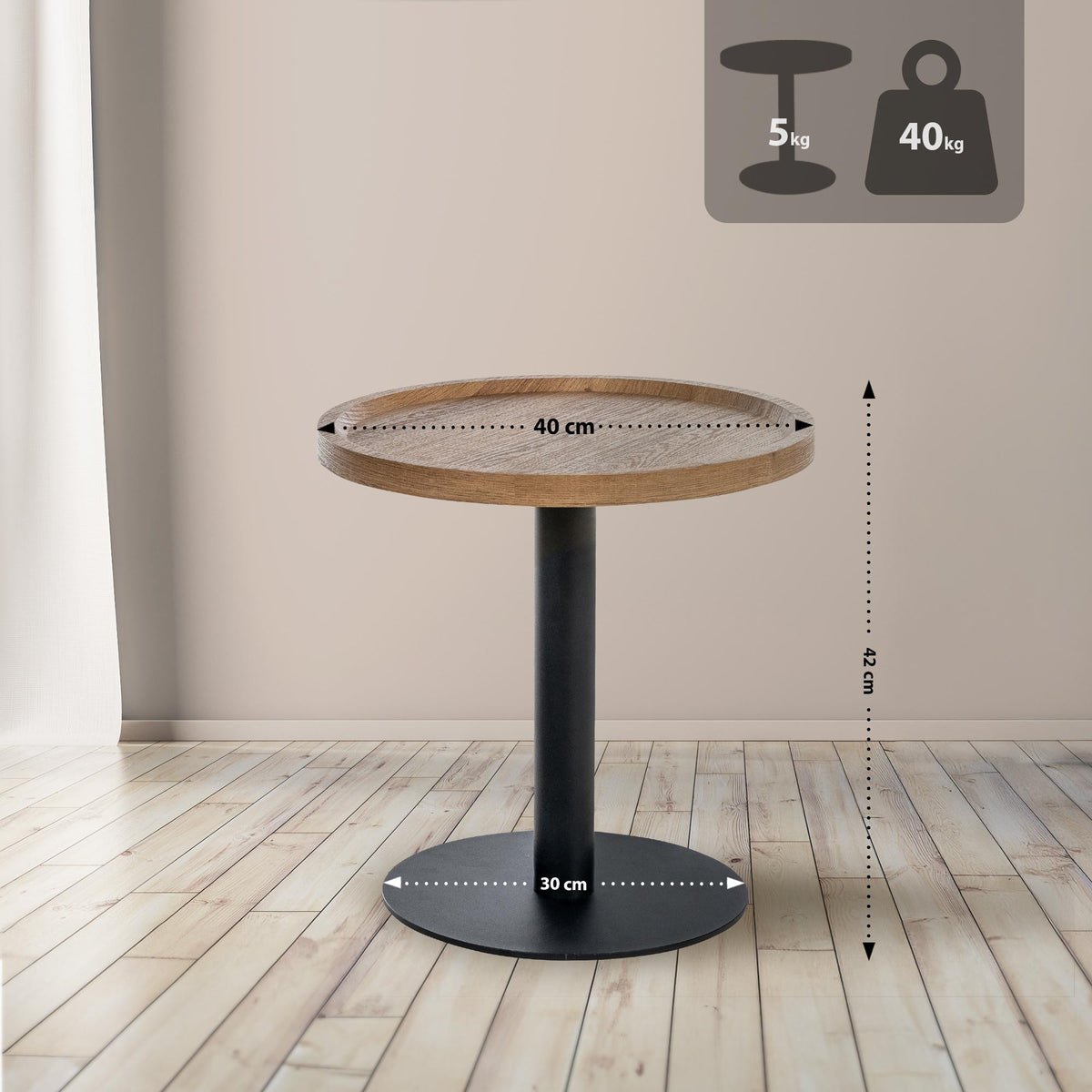 CLP Beistelltisch Aspen M – Produktabbildung 2