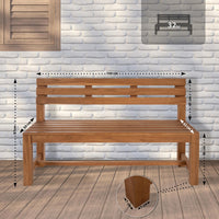 CLP Teakbank Augusta 150 cm – Produktabbildung 2