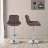 CLP Barhocker Solon Chrom Stoff – Produktabbildung 2