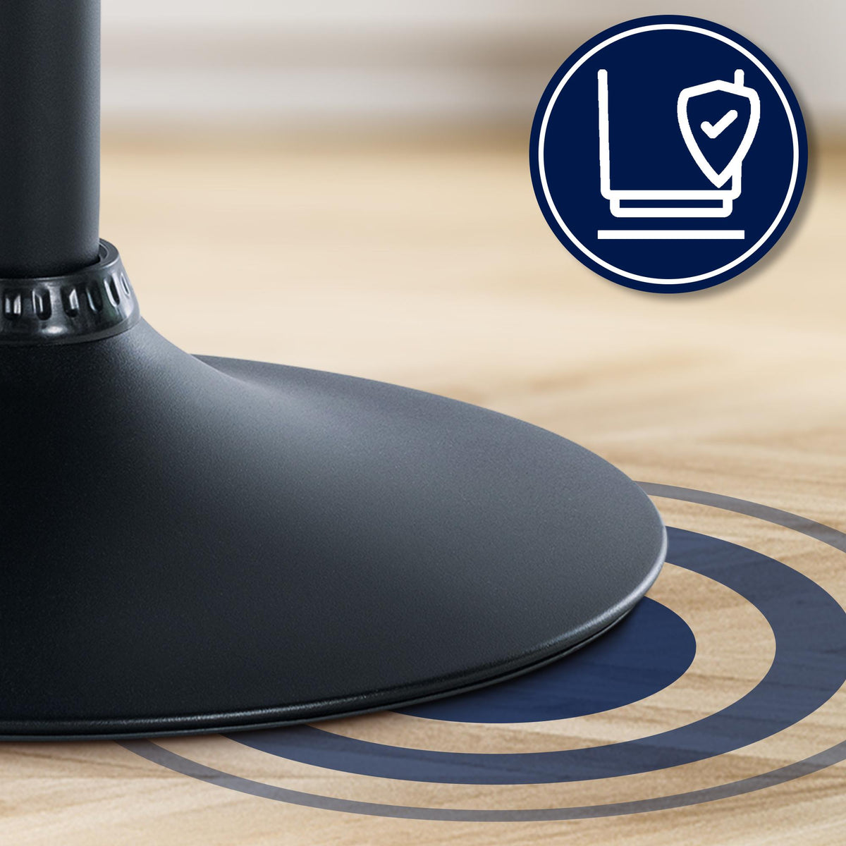 CLP Barhocker Laurel Stoff schwarz – Produktabbildung 5