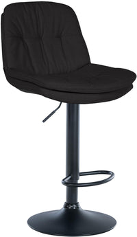 CLP Barhocker Laurel Stoff schwarz