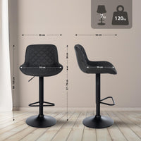 CLP Barhocker Kasson Kunstleder – Produktabbildung 10