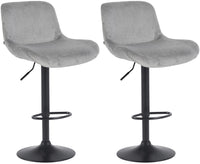 CLP 2er Set Barhocker Solon Schwarz